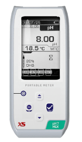 PHMETRO PORTATILE PH7 completo di sonda t con elettrodo